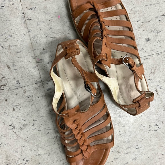 Ecco ladies sandals brown - Picture 7 of 8